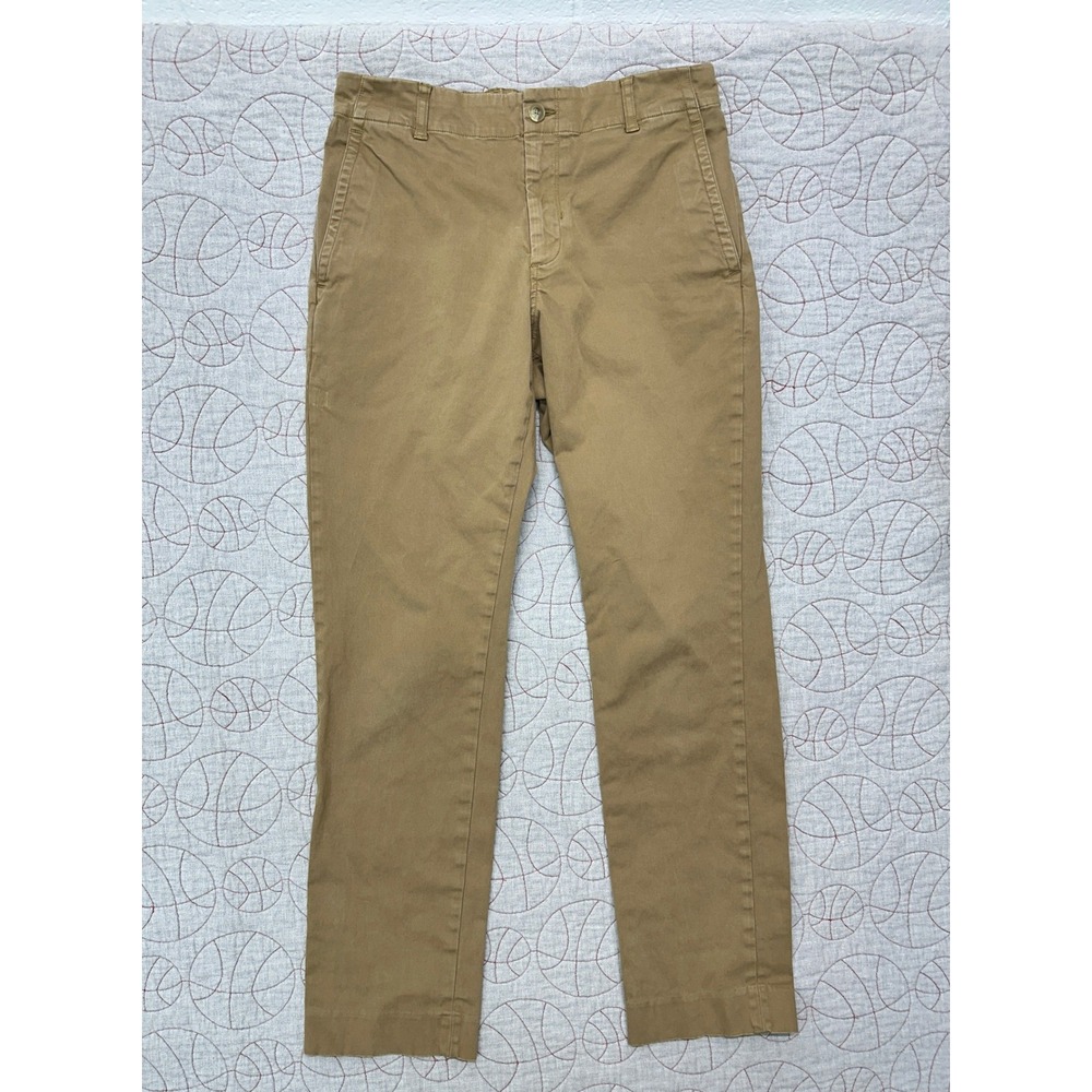 Vince Owen Pants Khaki Classic Fit Cotton Stretch / Mens Small